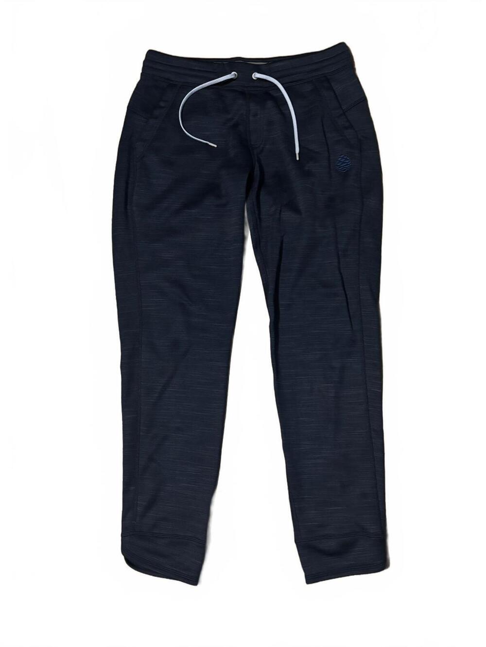 Stio Navy Blue Sweatpants with Drawstring Waist